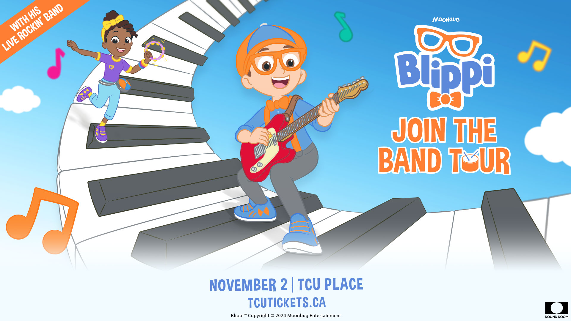 Blippi: Join The Band Tour! November 2nd at TCU Place