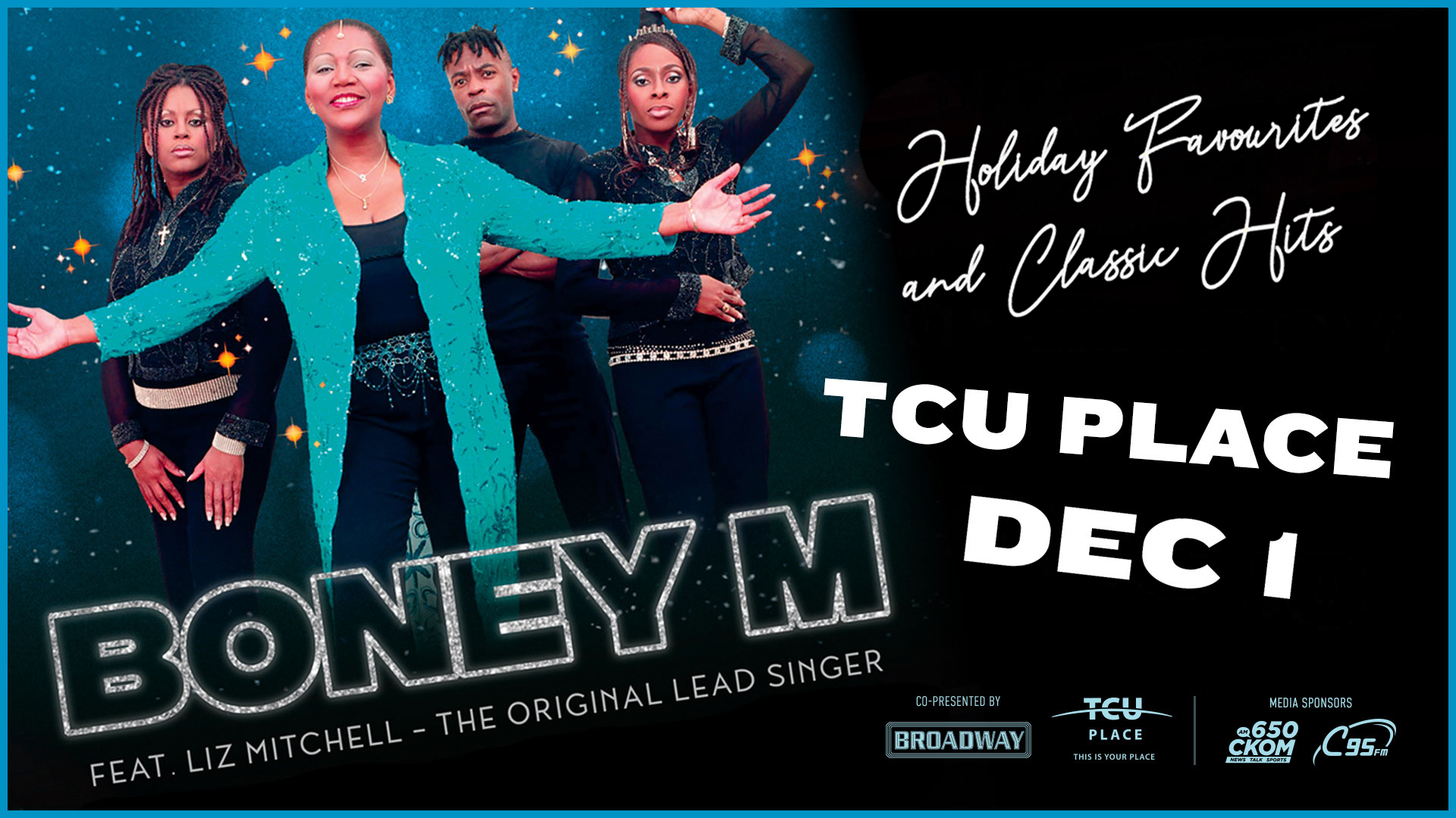 Boney M featuring Liz Mitchell - The original lead singer - December 1st at TCU Place