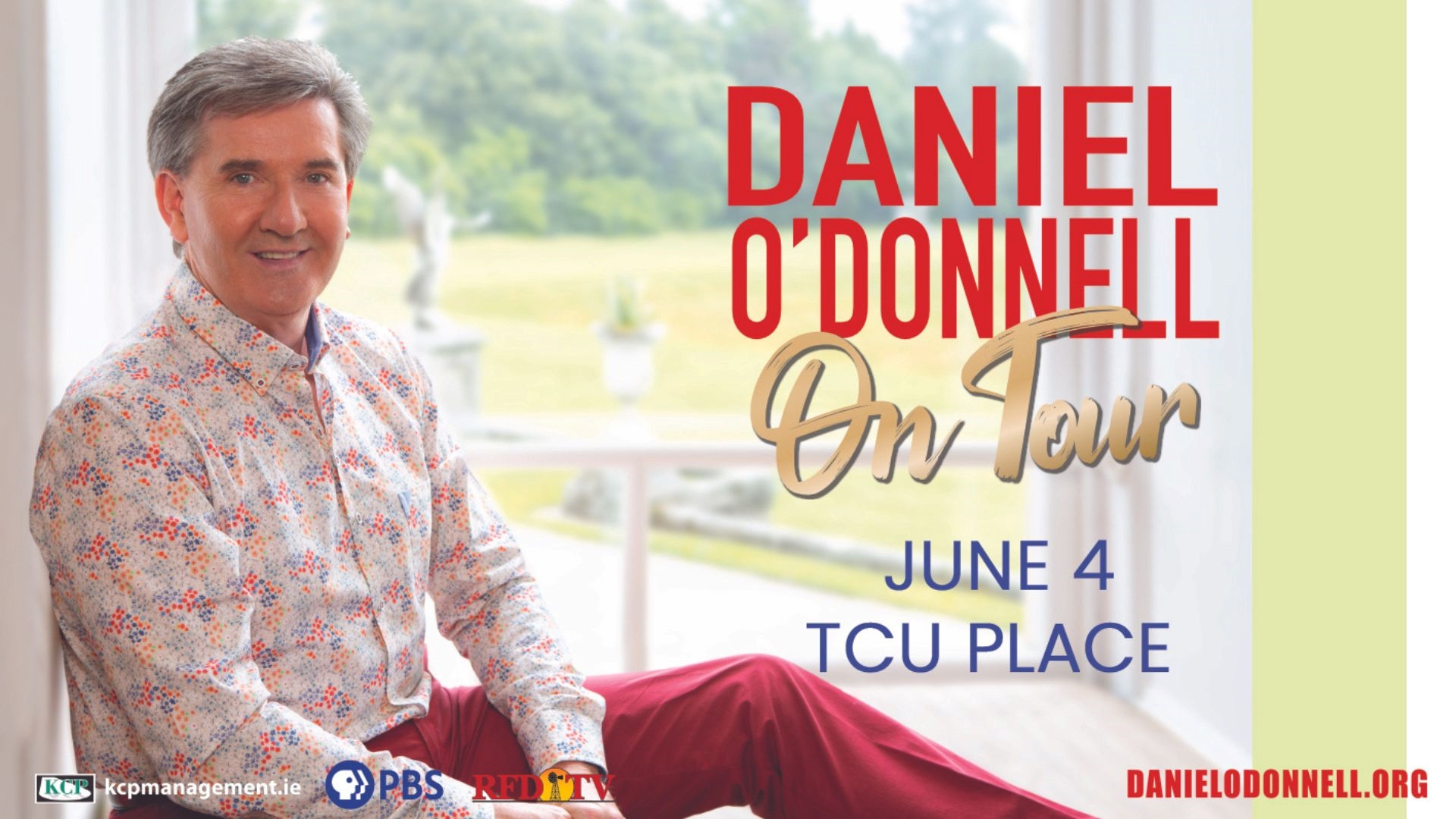 Daniel O'Donnell - June 4th at TCU Place