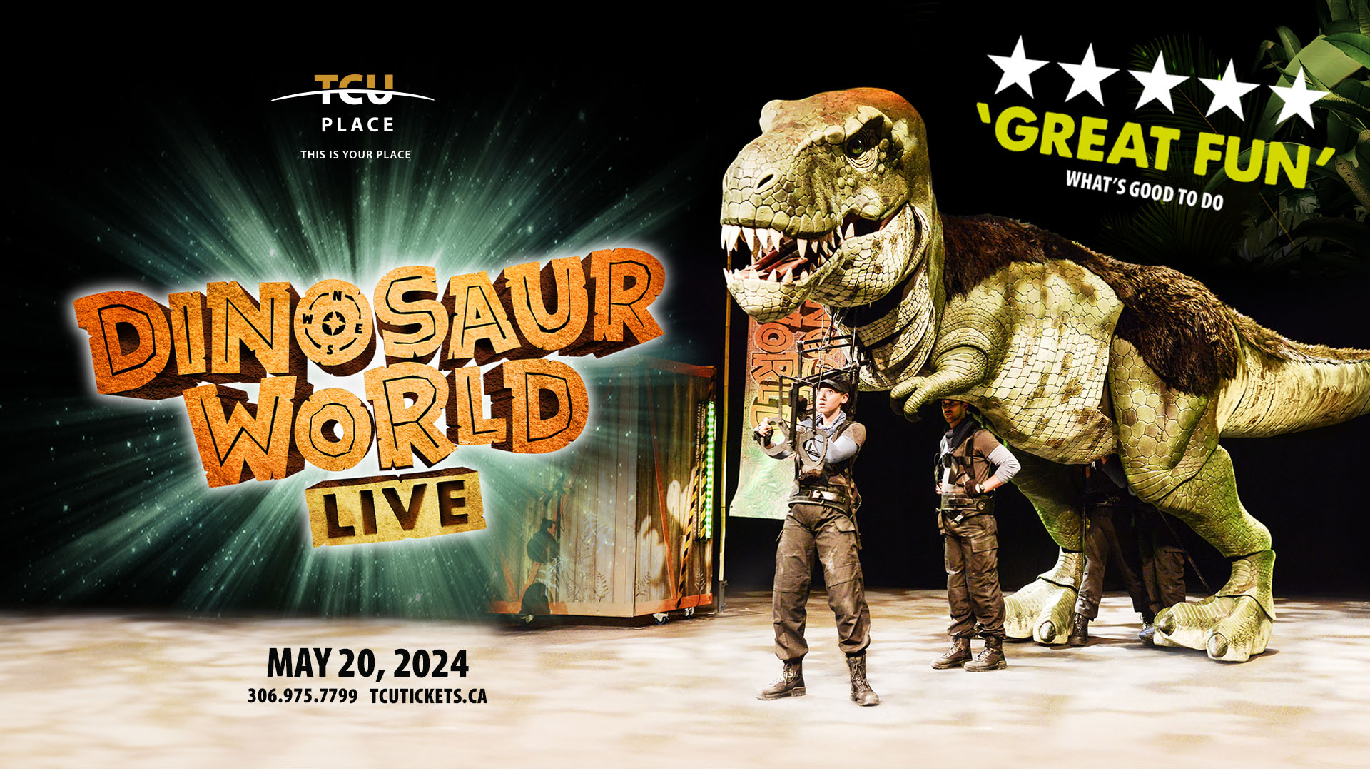 Dinosaur World Live - May 20th at TCU Place