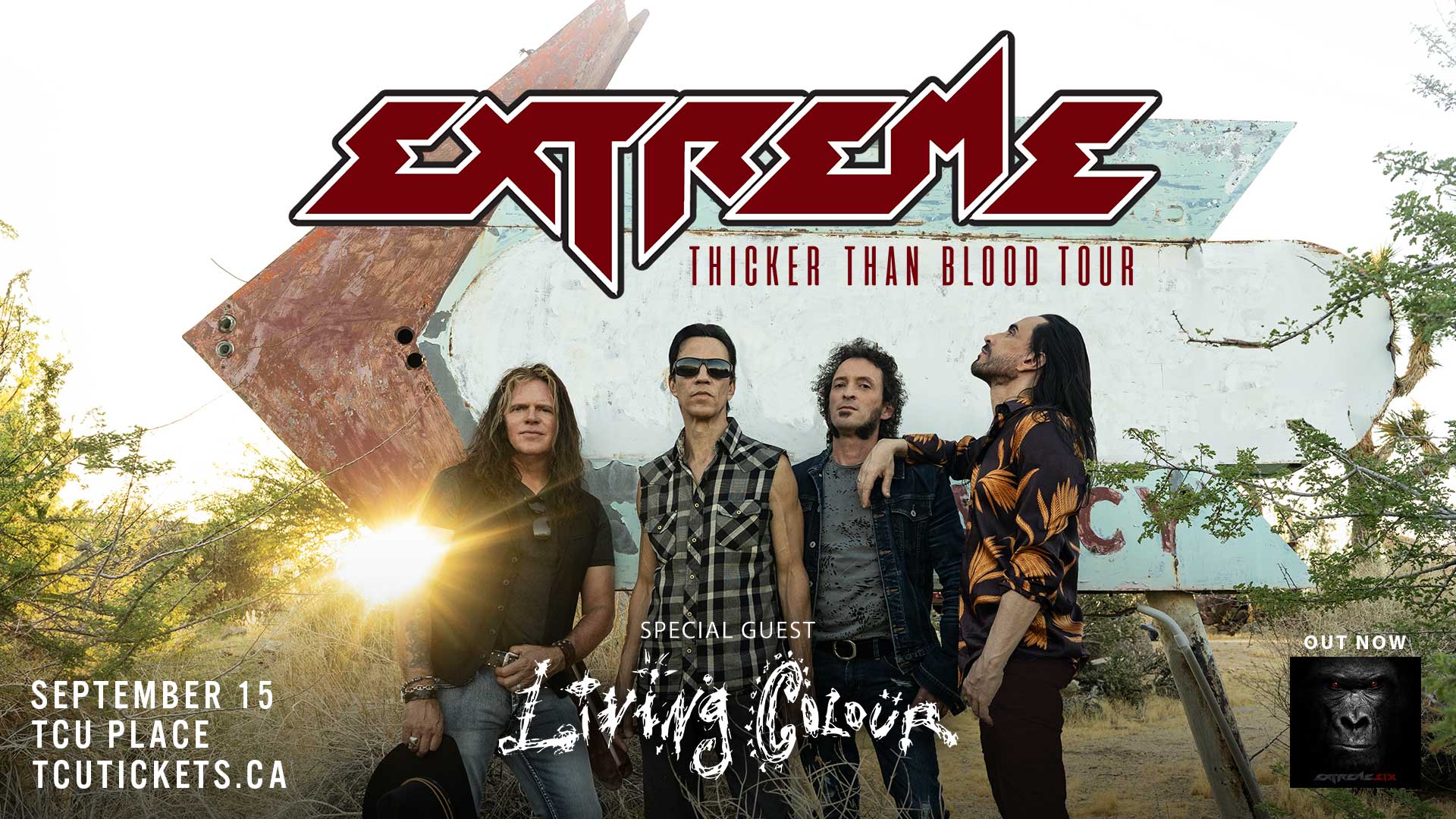 Extreme: Thicker Than Blood Tour with special guests Living Colour