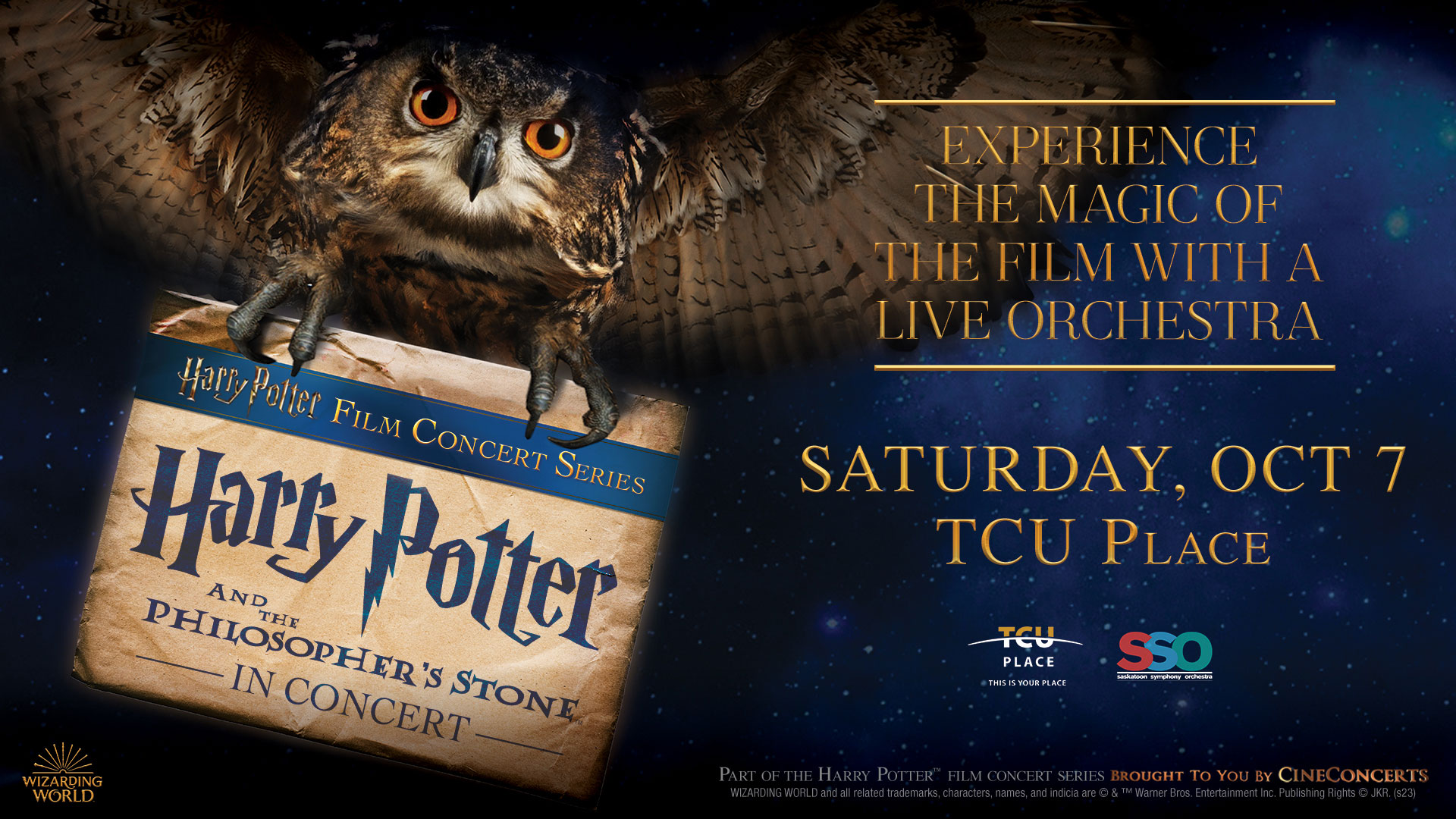 Harry Potter and the Philosopher's Stone In Concert - Oct 7th at TCU Place