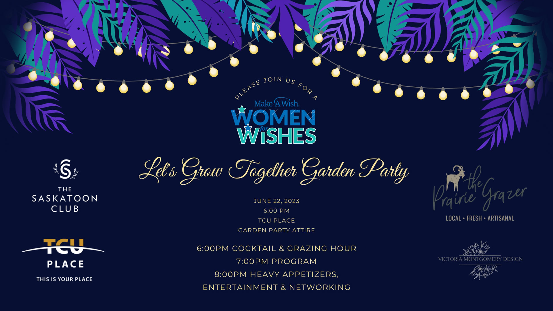 Make-A-Wish Let's Grow Together Garden Party Fundraiser