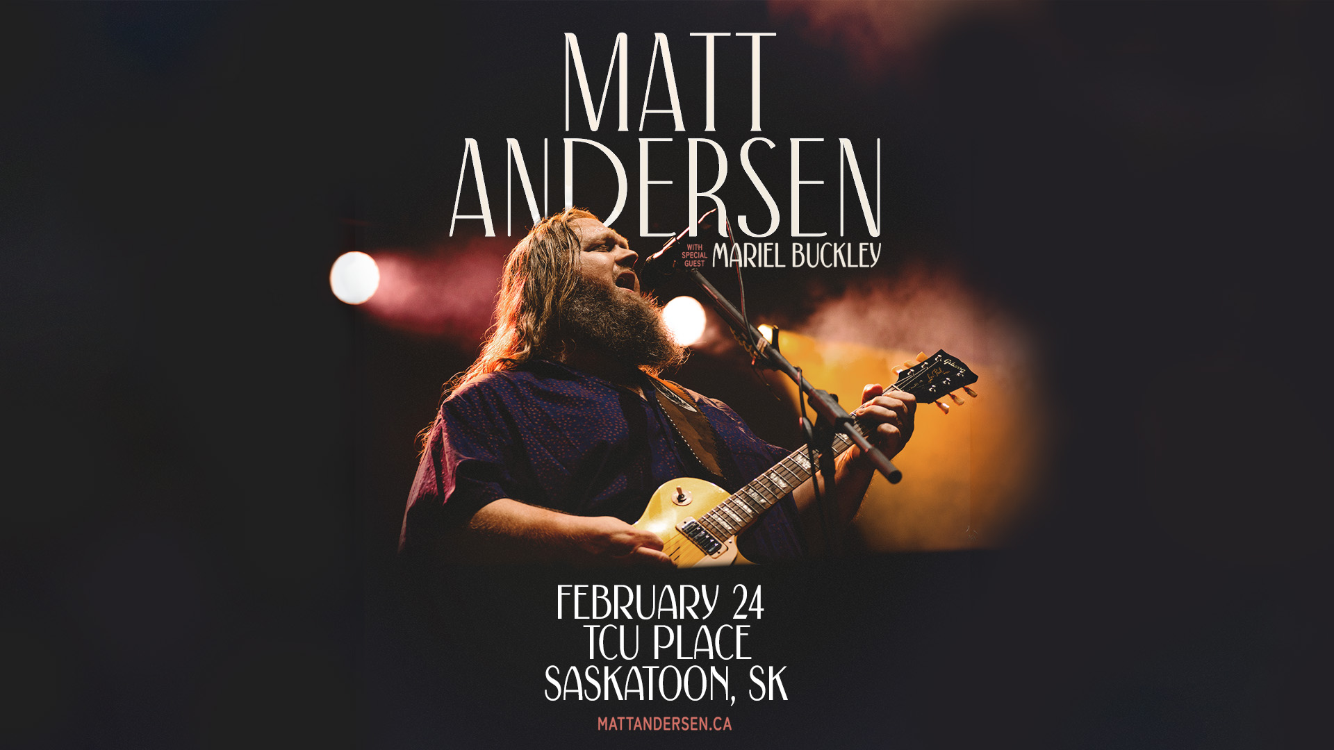 Matt Andersen at TCU Place