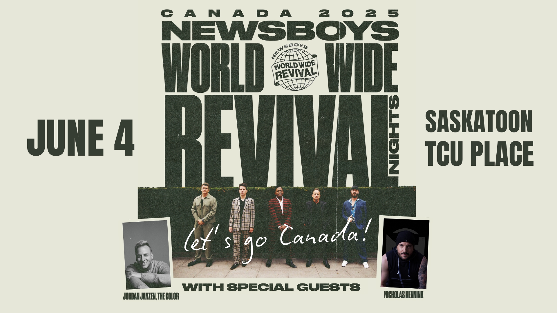 Newsboys World Wide Revival Tour - June 4th, 2025 at TCU Place