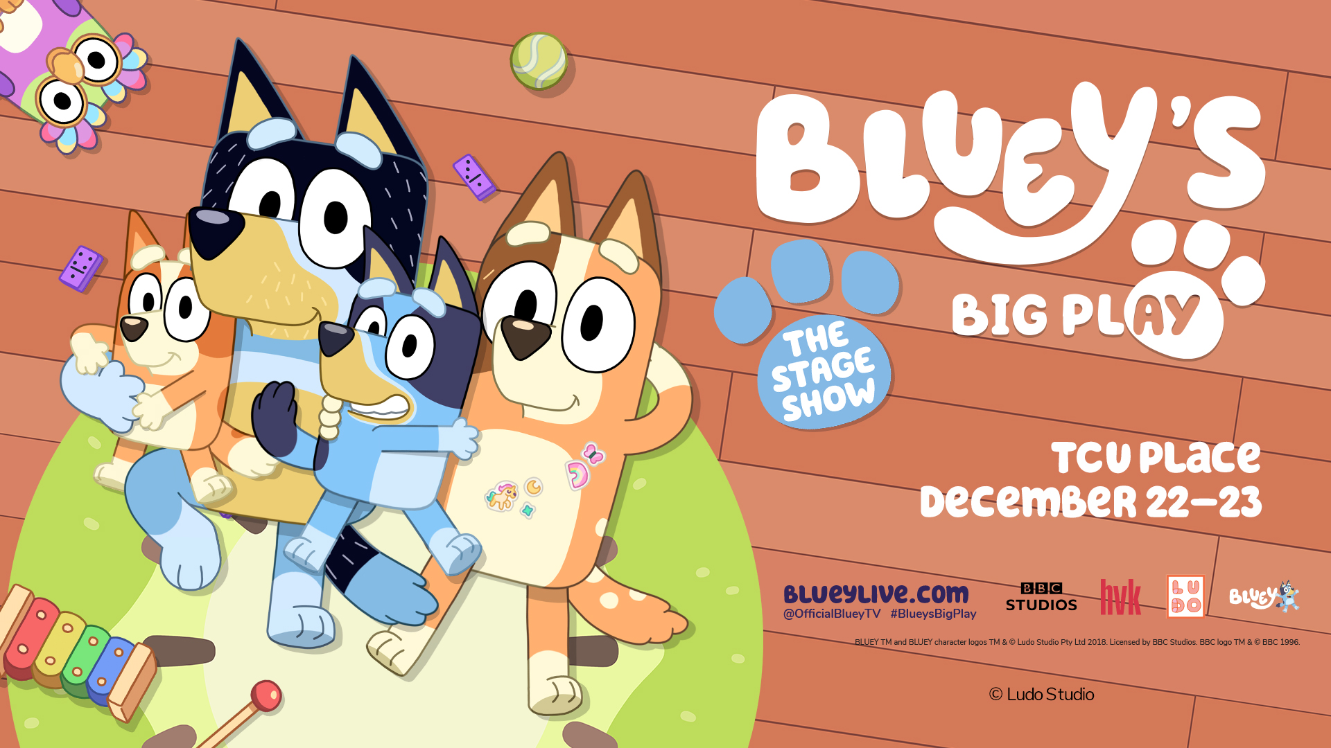 Bluey's Big Play - December 22nd and 23rd, 2023 at TCU Place Saskatoon