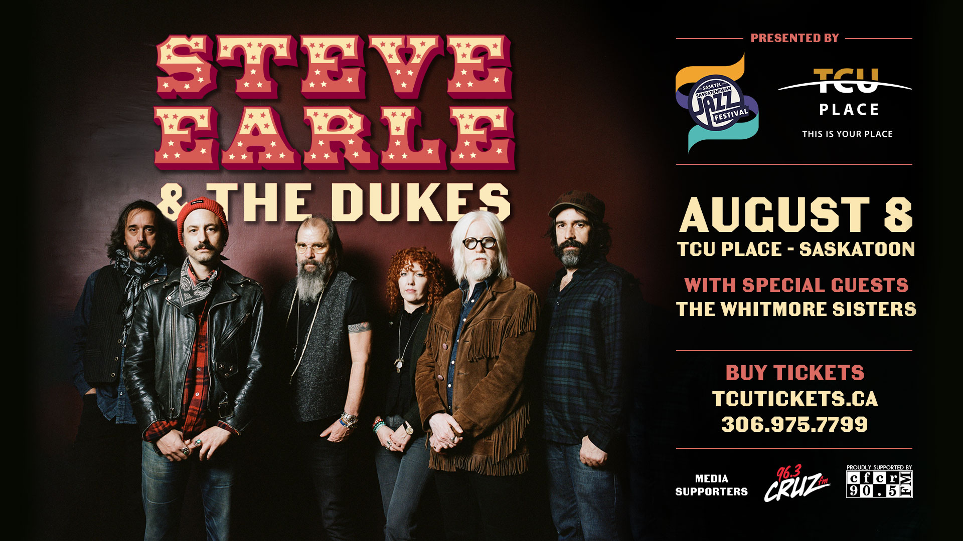 Steve Earle and The Dukes With Special Guests The Whitmore Sisters