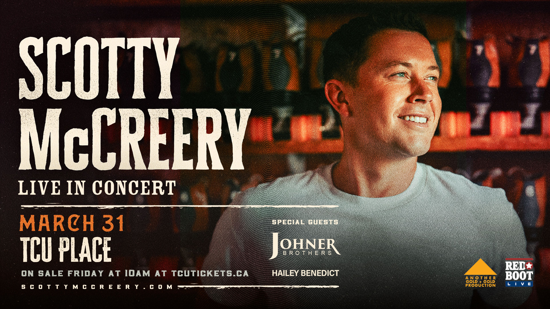 Scotty McCreery Live in Concert, March 31 at TCU Place