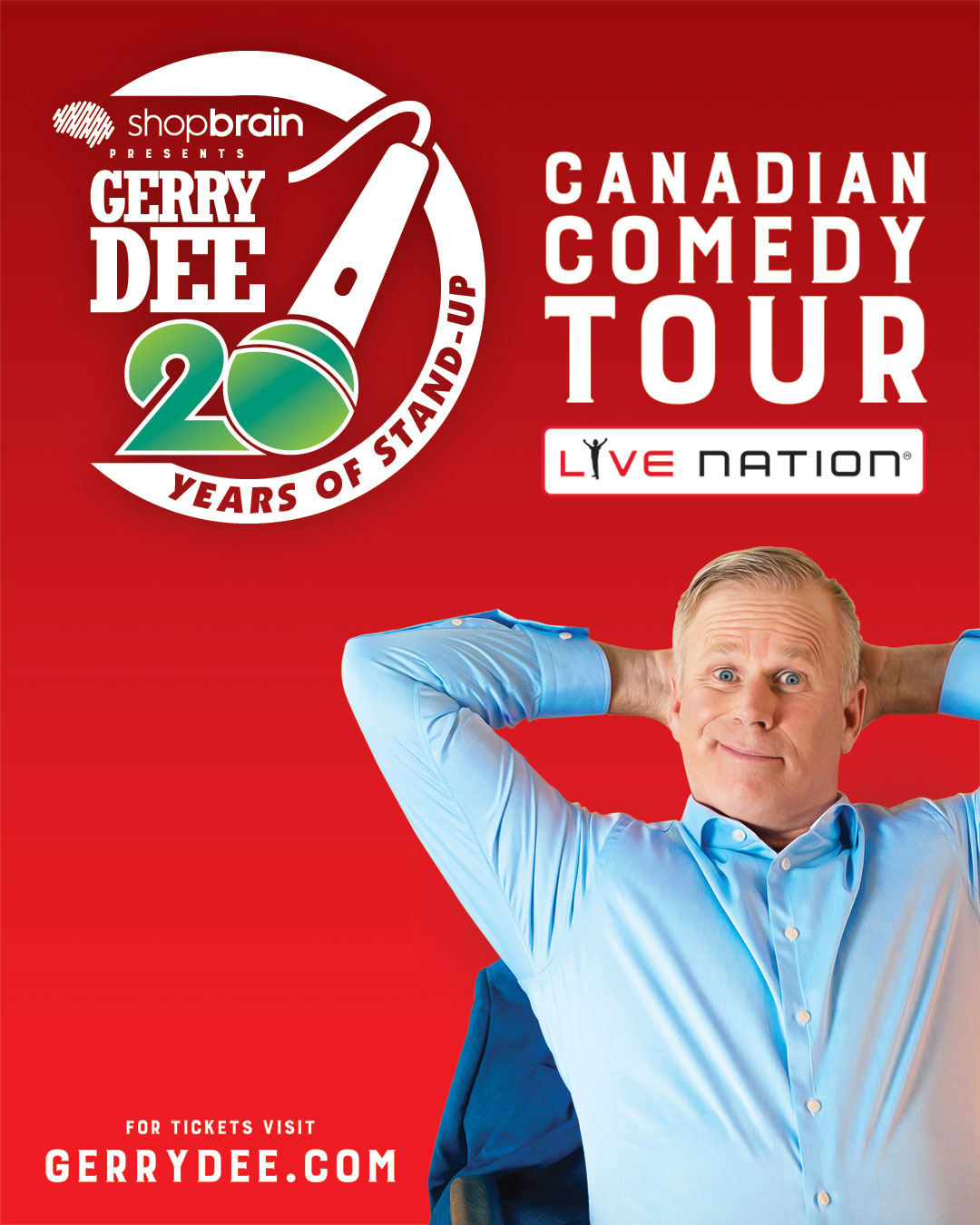 Gerry Dee 20 Years of Standup Tour