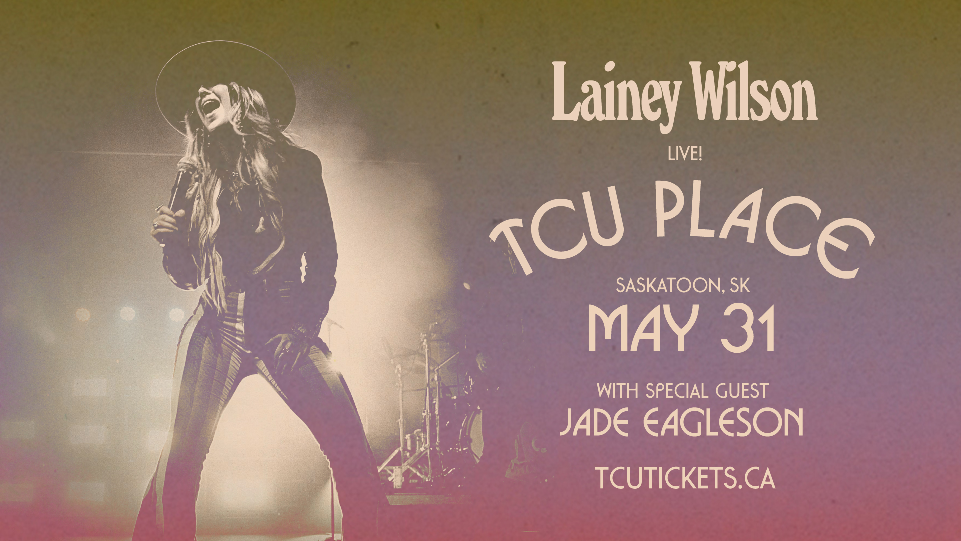 Lainey Wilson - May 31st at TCU Place