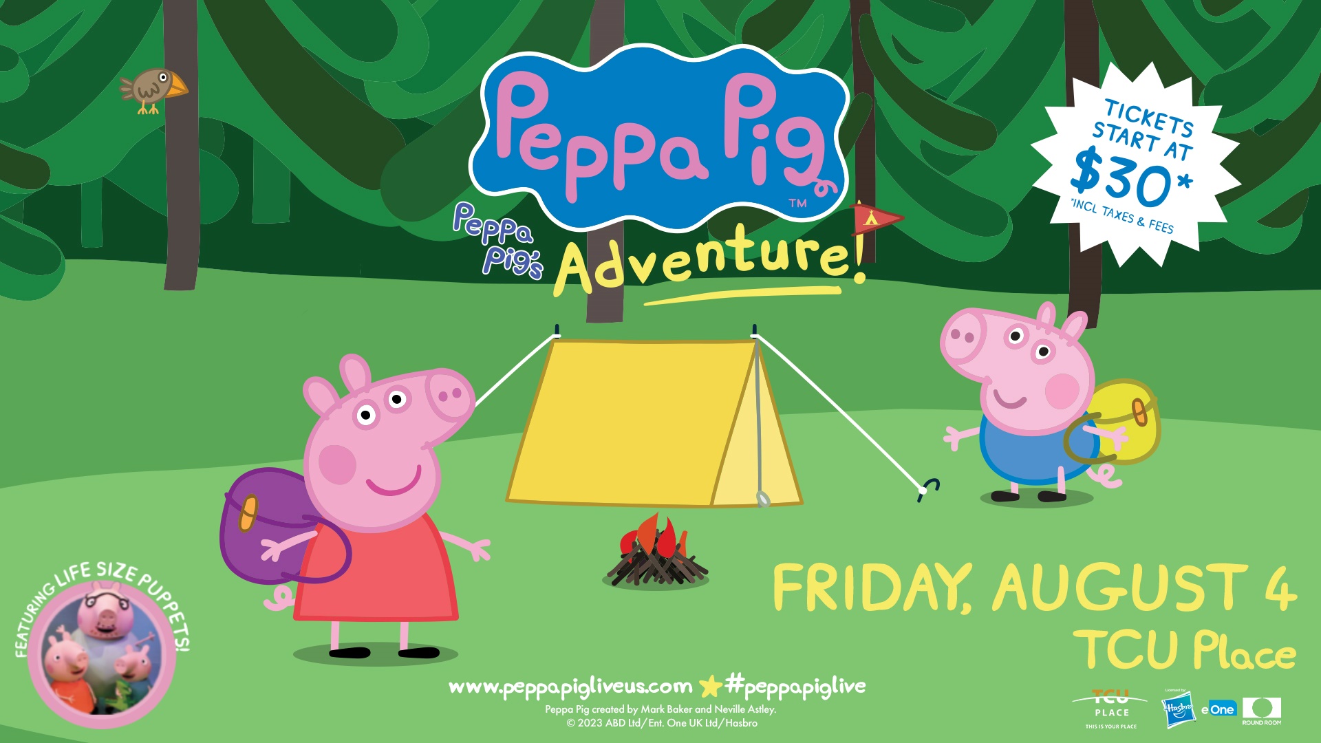 Peppa Pig - August 4th, 2023 at TCU Place