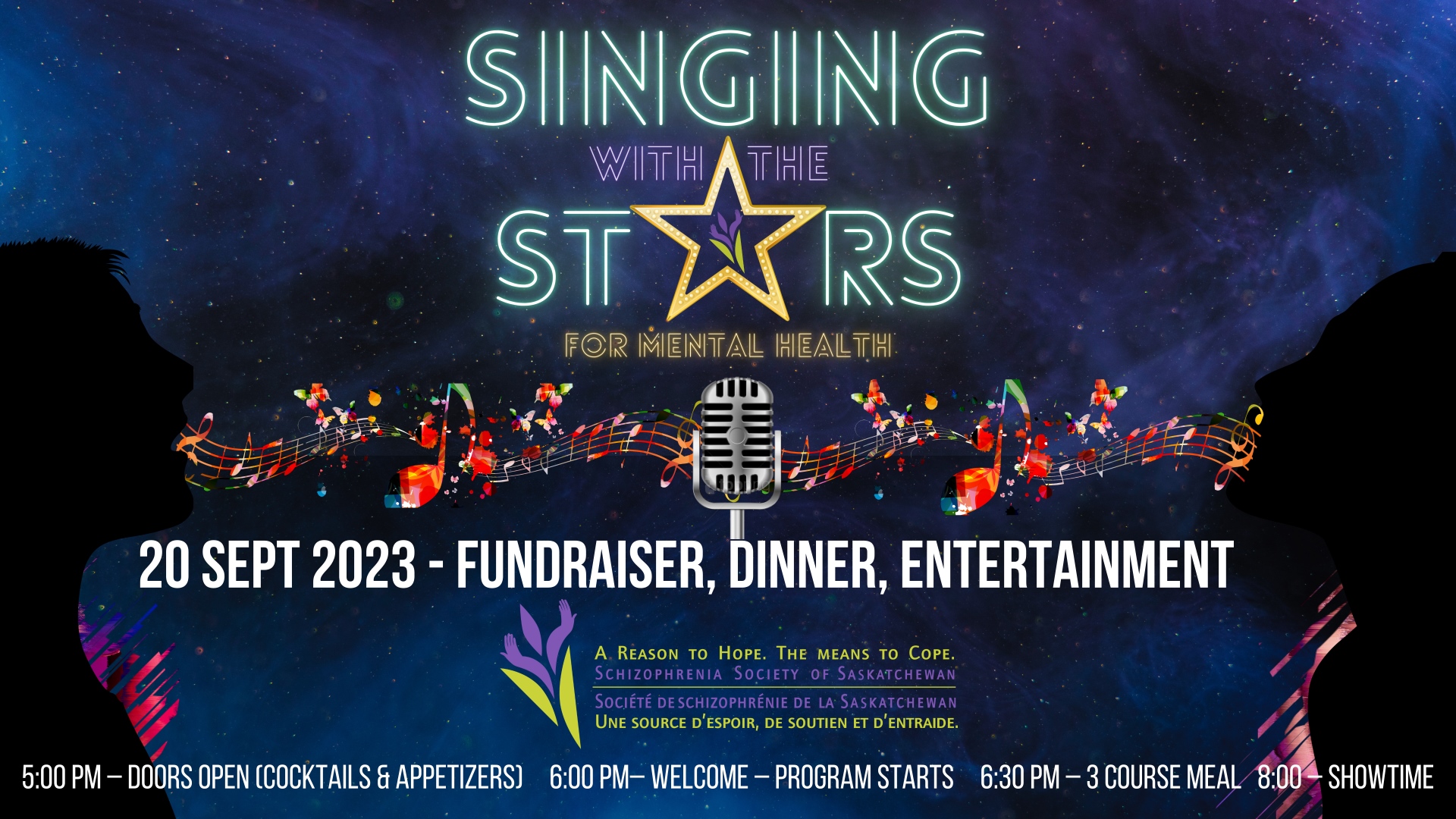 Singing With The Stars For Mental Health - September 20th at TCU Place