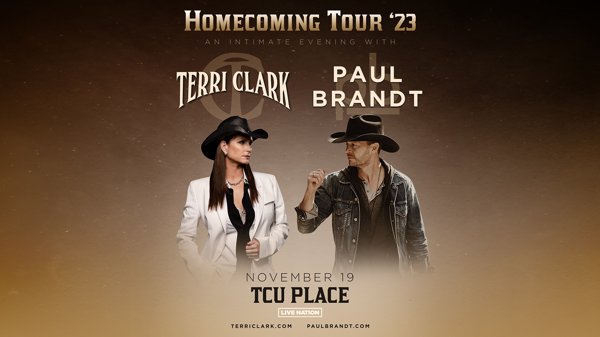 Terri Clark and Paul Brandt - November 19th at TCU Place